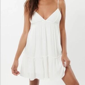garage white mini dress